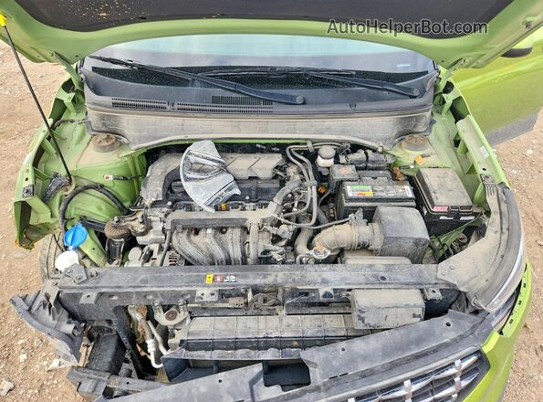 KMHRC8A33LU025649 2020 HYUNDAI VENUE Green Widok wnętrza z tyłu