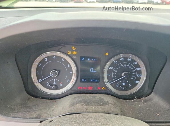 KMHRC8A33LU025649 2020 HYUNDAI VENUE Green Widok zestawu wskaźników