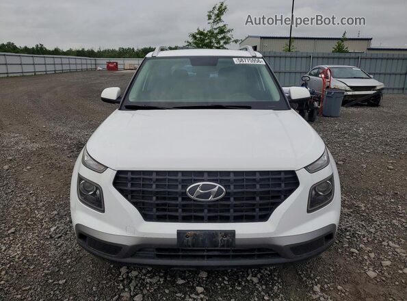 KMHRC8A33LU040376 2020 HYUNDAI VENUE White Դիմացի տեսք