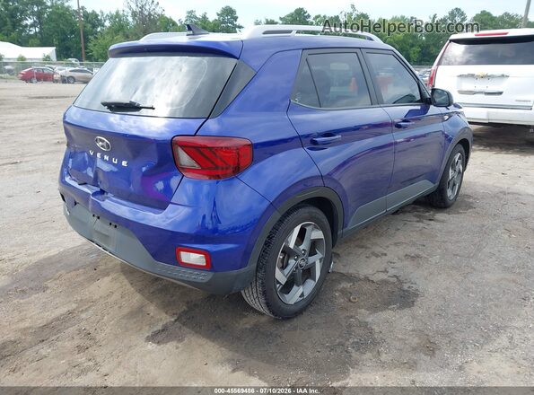 KMHRC8A33LU043665 2020 HYUNDAI VENUE Blue უკანა მარჯვენა
