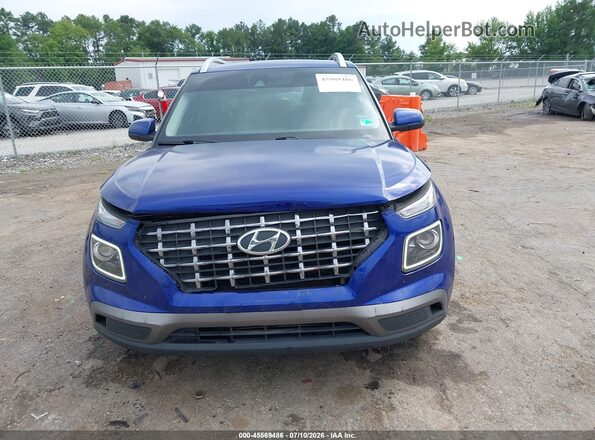 KMHRC8A33LU043665 2020 HYUNDAI VENUE Blue ხელსაწყოთა პანელის ხედი