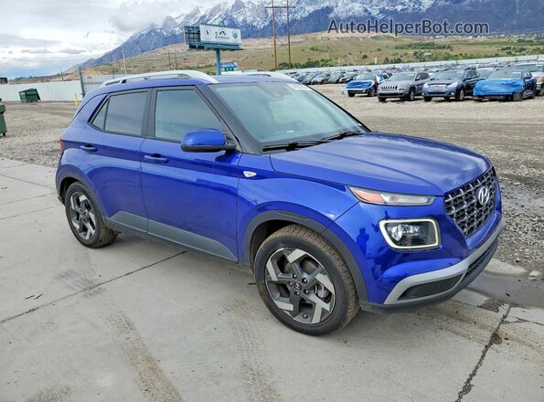 KMHRC8A33MU094472 2021 HYUNDAI VENUE Blue Delantero derecho
