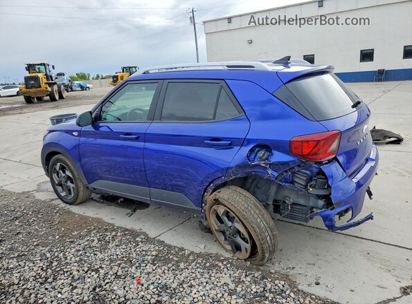 KMHRC8A33MU094472 2021 HYUNDAI VENUE Blue Trasero izquierdo