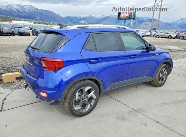 KMHRC8A33MU094472 2021 HYUNDAI VENUE Blue Trasero derecho