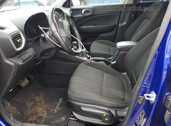 KMHRC8A33MU094472 2021 HYUNDAI VENUE Blue Vista interior delantera