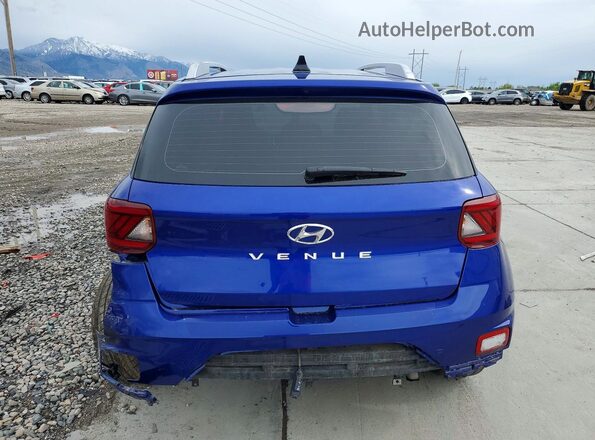 KMHRC8A33MU094472 2021 HYUNDAI VENUE Blue Vista trasera