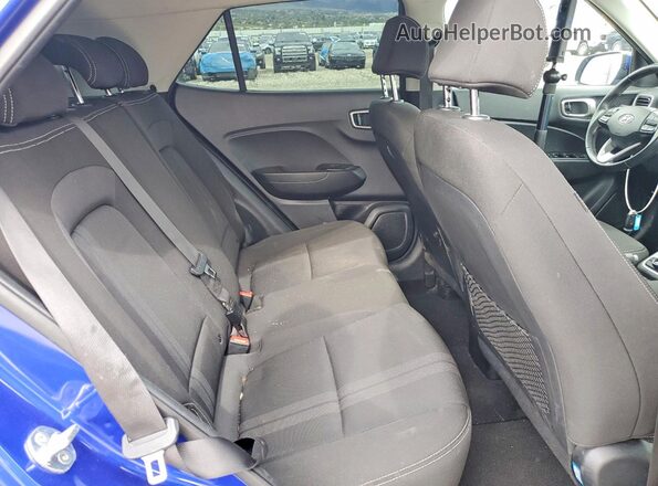 KMHRC8A33MU094472 2021 HYUNDAI VENUE Blue Vista de los asientos traseros