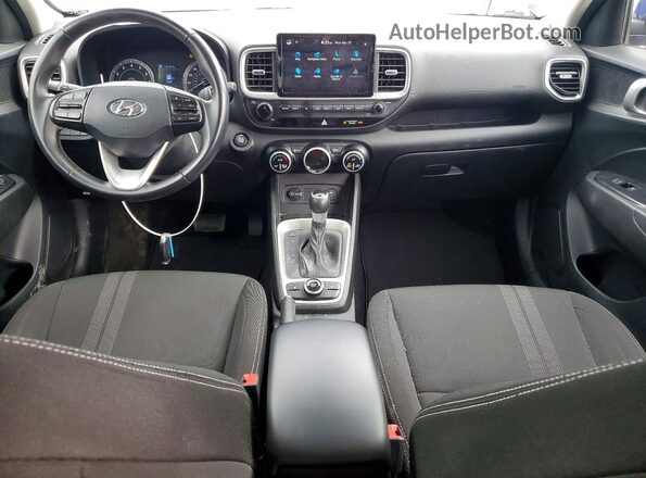 KMHRC8A33MU094472 2021 HYUNDAI VENUE Blue Vista del salpicadero