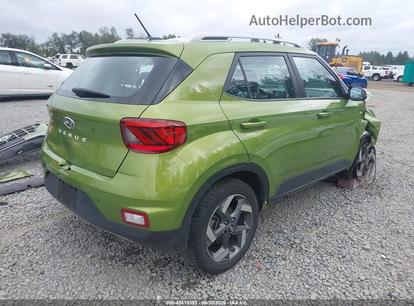 KMHRC8A33PU257254 2023 HYUNDAI VENUE Зеленый Задняя правая четверть