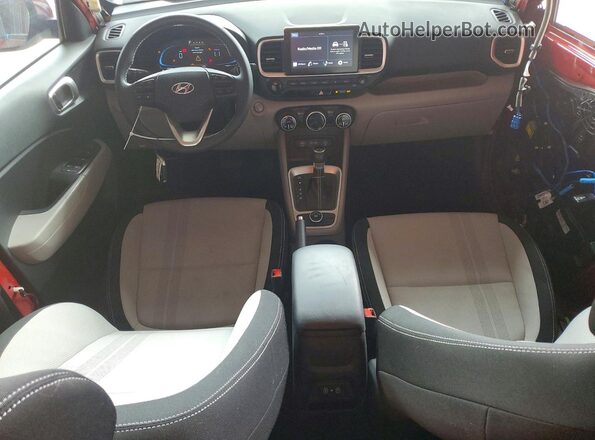KMHRC8A33RU329752 2024 HYUNDAI VENUE Red Dashboard view