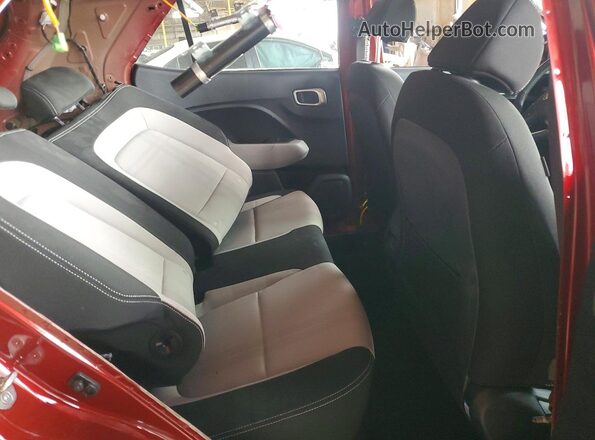 KMHRC8A33RU329752 2024 HYUNDAI VENUE Red Rear seats view