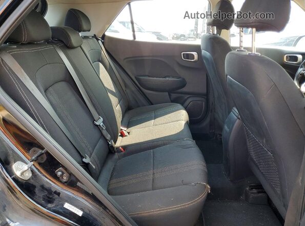 KMHRC8A34LU019553 2020 HYUNDAI VENUE Black Rear interior view