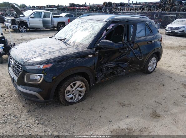 KMHRC8A34LU022551 2020 HYUNDAI VENUE Black Przód lewy