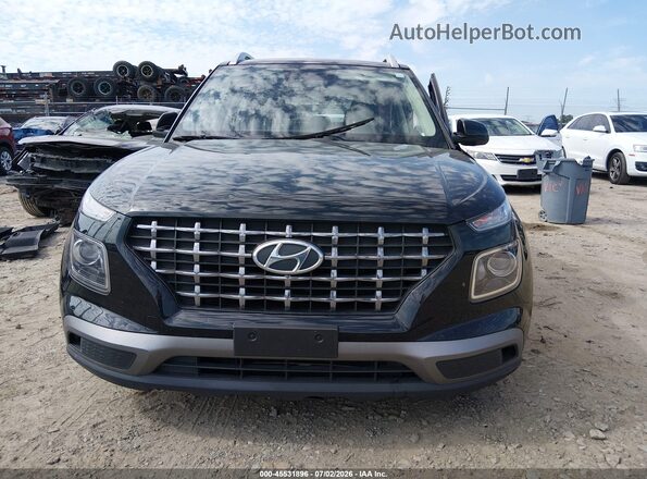 KMHRC8A34LU022551 2020 HYUNDAI VENUE Black Widok wnętrza z tyłu