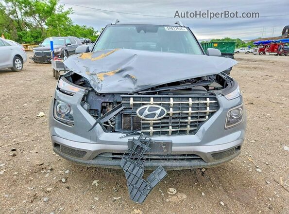 KMHRC8A34LU032240 2020 HYUNDAI VENUE Серый Вид спереди