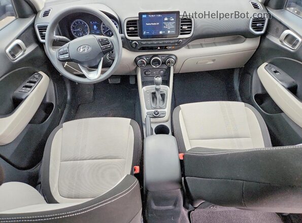 KMHRC8A34LU032240 2020 HYUNDAI VENUE Серый Вид панели приборов