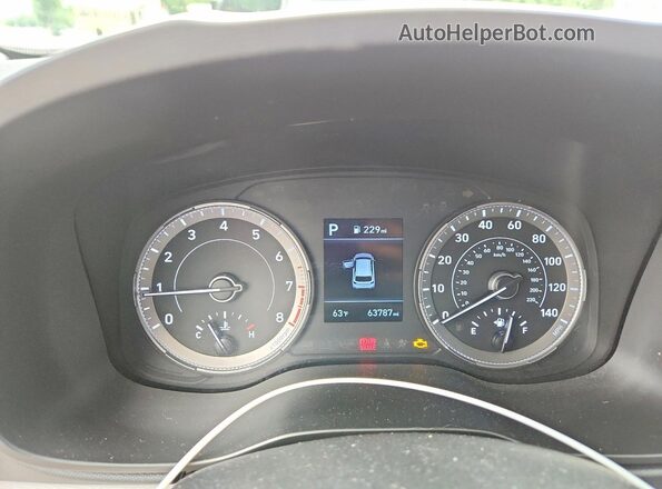 KMHRC8A34LU032240 2020 HYUNDAI VENUE Серый Вид щитка приборов