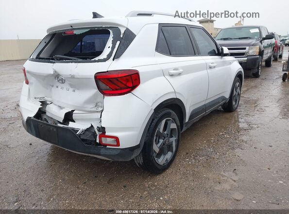 KMHRC8A34MU072657 2021 HYUNDAI VENUE Белый Задняя правая четверть