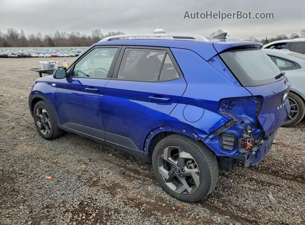 KMHRC8A34NU183548 2022 HYUNDAI VENUE Blue Հետևի ձախ