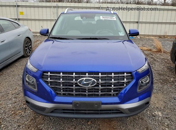 KMHRC8A34NU183548 2022 HYUNDAI VENUE Blue Դիմացի տեսք
