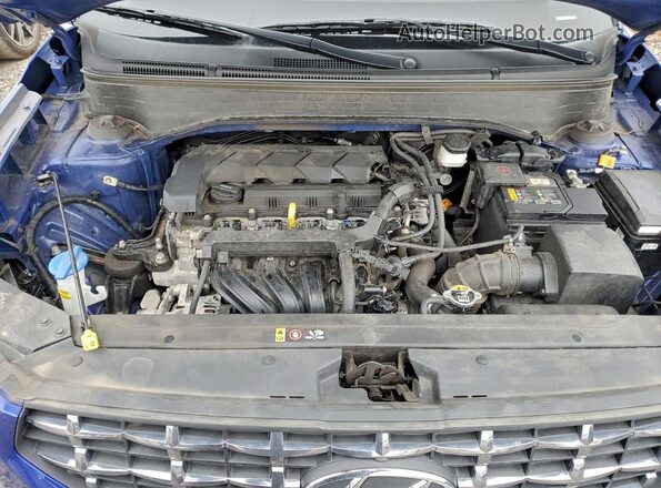 KMHRC8A34NU183548 2022 HYUNDAI VENUE Blue Շարժիչի բաժամունքի տեսք