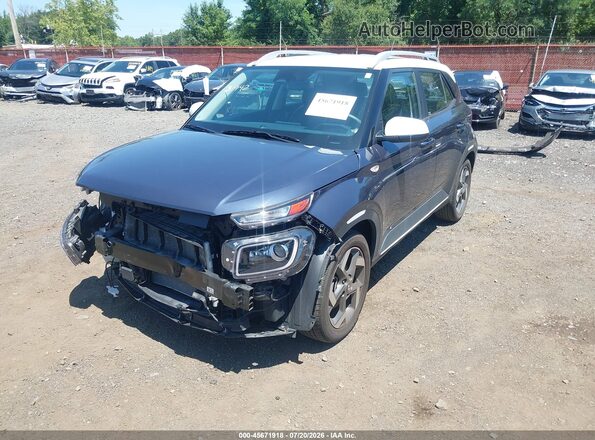 KMHRC8A34PU231942 2023 HYUNDAI VENUE Dark Blue Front view