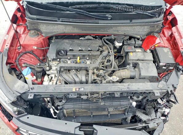 KMHRC8A34RU298706 2024 HYUNDAI VENUE Red Engine compartment view