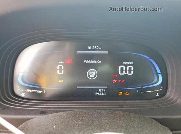 KMHRC8A34RU315388 2024 HYUNDAI VENUE Black ხელსაწყოთა პანელის ხედი