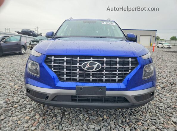 KMHRC8A34RU337780 2024 HYUNDAI VENUE Blue Вид спереду