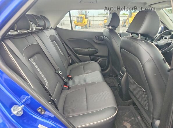 KMHRC8A34RU337780 2024 HYUNDAI VENUE Blue Вид задніх сидінь