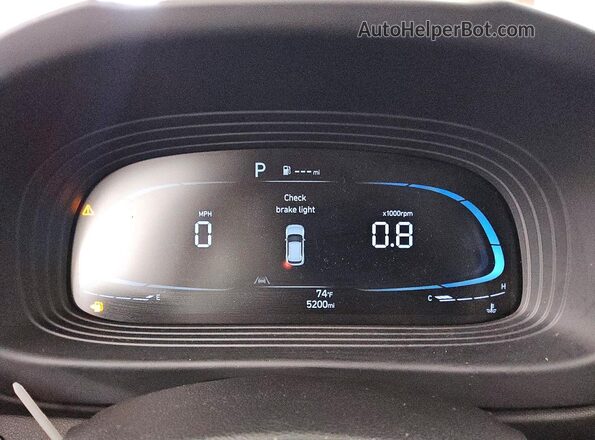 KMHRC8A34TU458431 2026 HYUNDAI VENUE Gray Instrument cluster view