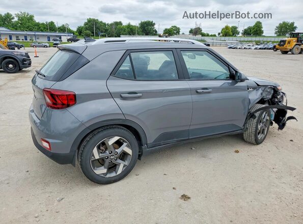 KMHRC8A35MU120571 2021 HYUNDAI VENUE Gray Հետևի աջ