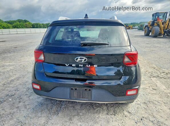KMHRC8A35NU150106 2022 HYUNDAI VENUE Black Հետևի տեսք