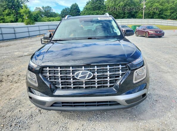 KMHRC8A35NU150106 2022 HYUNDAI VENUE Black Դիմացի տեսք