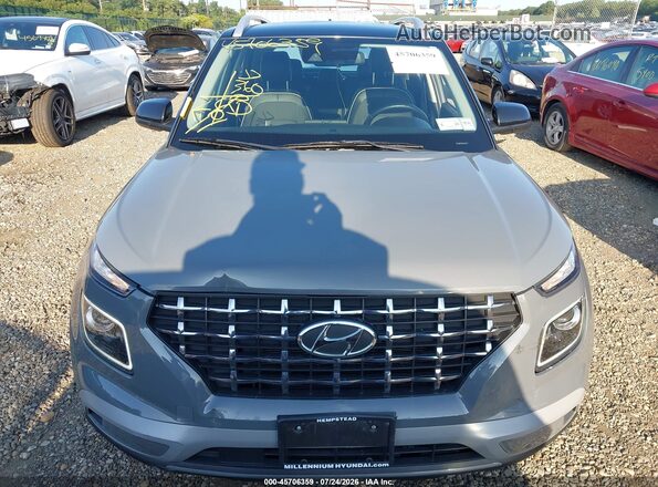 KMHRC8A35NU166080 2022 HYUNDAI VENUE Gray Սարքավորումների վահանակի տեսք
