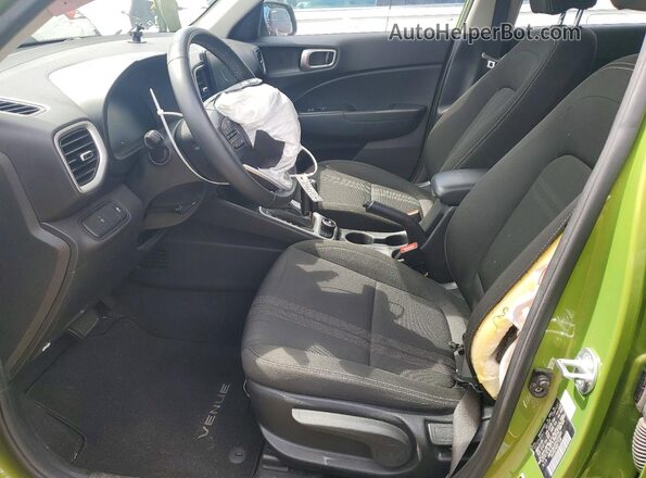 KMHRC8A35PU253660 2023 HYUNDAI VENUE Green წინა სალონის ხედი