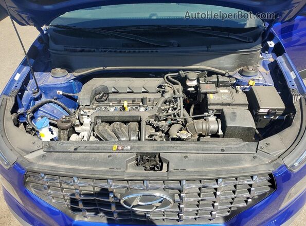 KMHRC8A35RU331776 2024 HYUNDAI VENUE Blue Widok wnętrza z tyłu