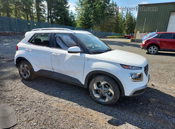 KMHRC8A35SU384371 2025 HYUNDAI VENUE White Սալոնի 360 աստիճան տեսք