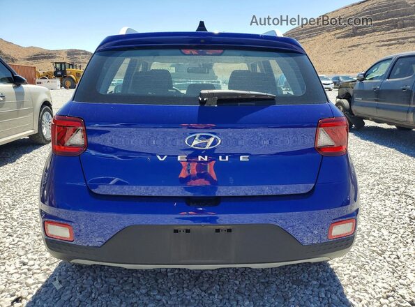 KMHRC8A36LU027234 2020 HYUNDAI VENUE Blue უკანა ხედი