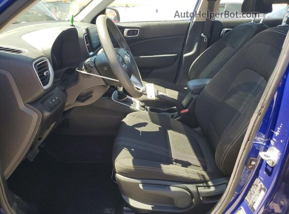 KMHRC8A36LU027234 2020 HYUNDAI VENUE Blue წინა სალონის ხედი