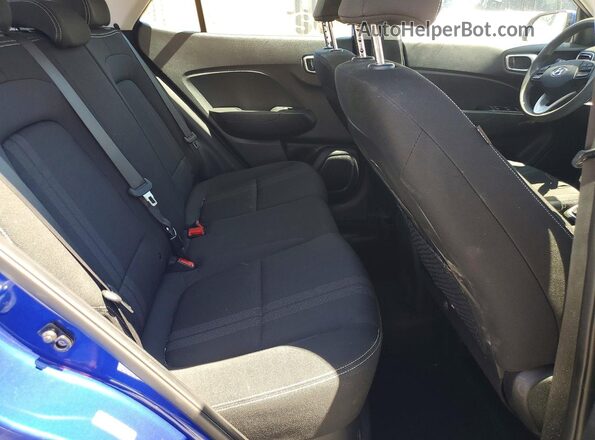 KMHRC8A36LU027234 2020 HYUNDAI VENUE Blue უკანა სავარძლების ხედი