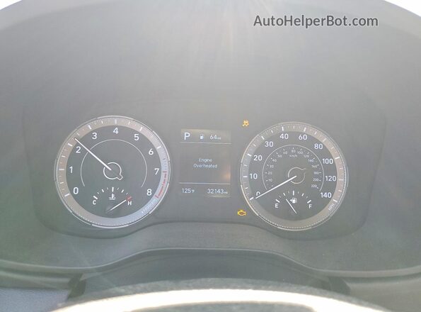 KMHRC8A36LU027234 2020 HYUNDAI VENUE Blue ხელსაწყოთა პანელის ხედი