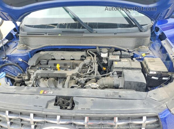 KMHRC8A36PU259290 2023 HYUNDAI VENUE Blue ძრავის განყოფილების ხედი