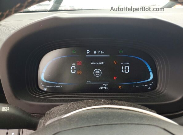 KMHRC8A36PU259290 2023 HYUNDAI VENUE Blue ხელსაწყოთა პანელის ხედი