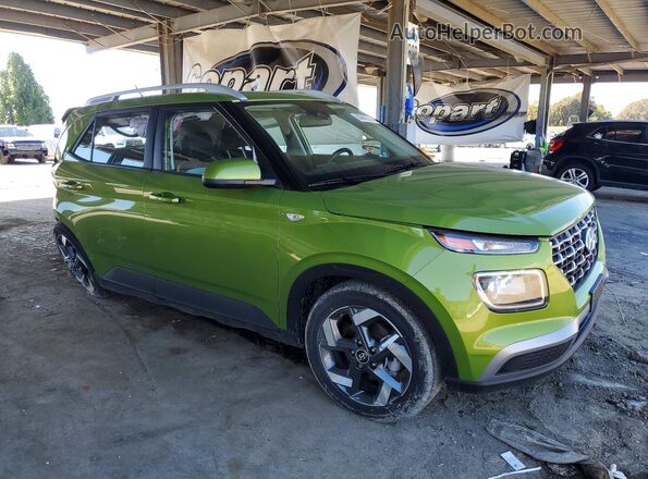 KMHRC8A36PU266160 2023 HYUNDAI VENUE Green Передня права чверть