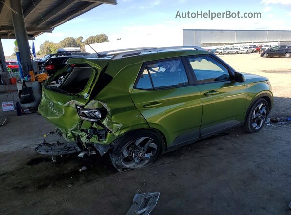 KMHRC8A36PU266160 2023 HYUNDAI VENUE Green Задня права чверть