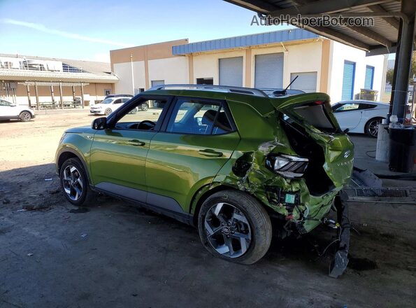 KMHRC8A36PU266160 2023 HYUNDAI VENUE Green Задня ліва чверть