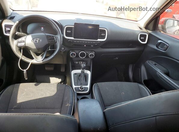 KMHRC8A36PU270824 2023 HYUNDAI VENUE Burgundy Առջևի վահանակի տեսք