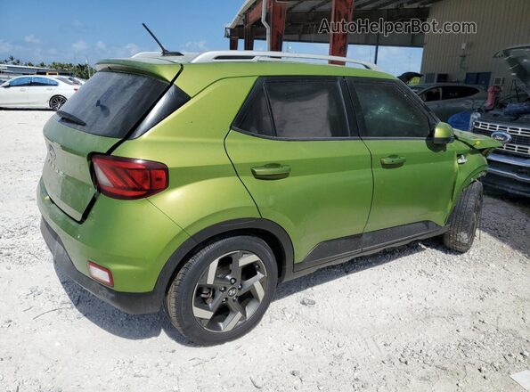 KMHRC8A36RU298352 2024 HYUNDAI VENUE Green უკანა მარჯვენა