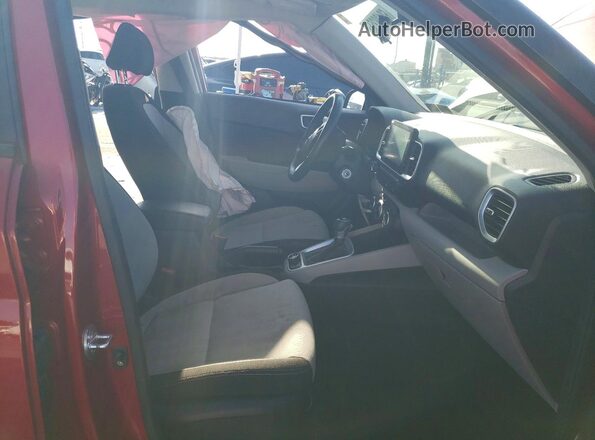 KMHRC8A37LU037917 2020 HYUNDAI VENUE Красный Вид салона спереди